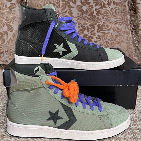 Converse Pro Leather Mid ‘Black History Month’ Men - Picture 1 of 16